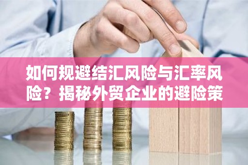 如何规避结汇风险与汇率风险？揭秘外贸企业的避险策略