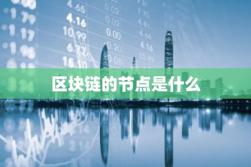 区块链的节点是什么