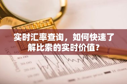 实时汇率查询，如何快速了解比索的实时价值？