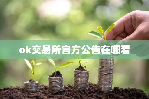 ok交易所官方公告在哪看