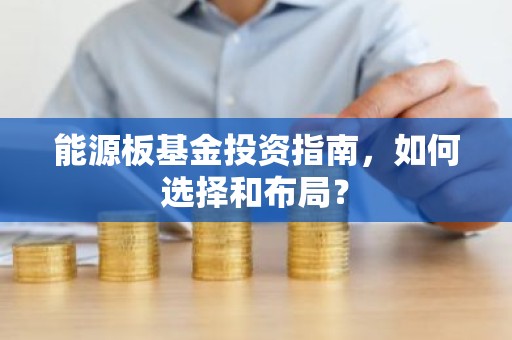能源板基金投资指南，如何选择和布局？