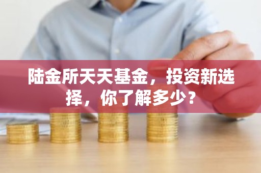 陆金所天天基金，投资新选择，你了解多少？
