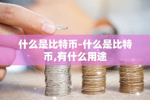 什么是比特币-什么是比特币,有什么用途
