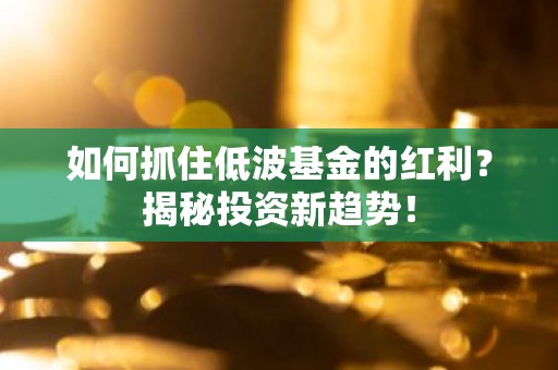 如何抓住低波基金的红利？揭秘投资新趋势！