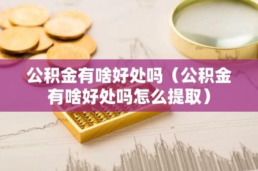 公积金有啥好处吗（公积金有啥好处吗怎么提取）