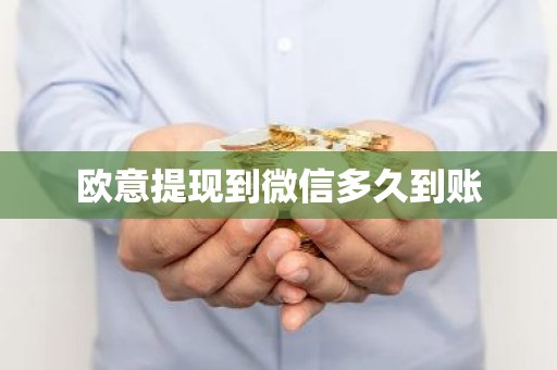 欧意提现到微信多久到账