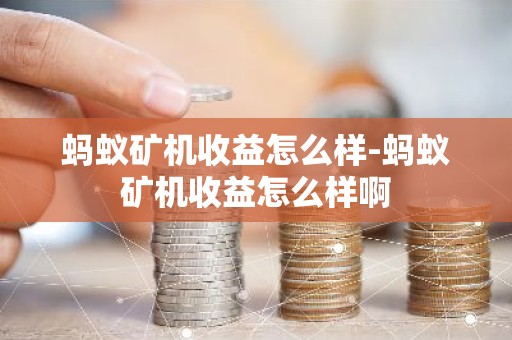 蚂蚁矿机收益怎么样-蚂蚁矿机收益怎么样啊