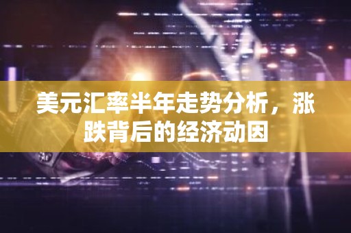 美元汇率半年走势分析，涨跌背后的经济动因