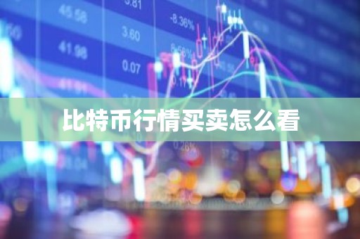比特币行情买卖怎么看