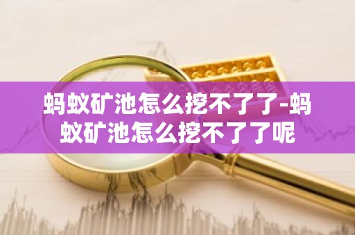 蚂蚁矿池怎么挖不了了-蚂蚁矿池怎么挖不了了呢