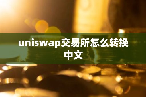 uniswap交易所怎么转换中文