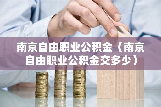南京自由职业公积金（南京自由职业公积金交多少）