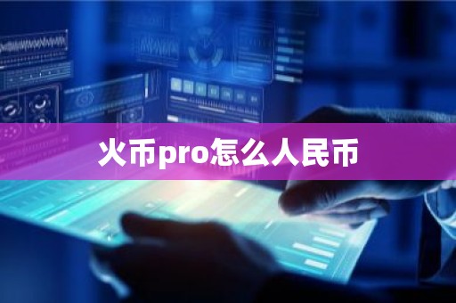 火币pro怎么人民币