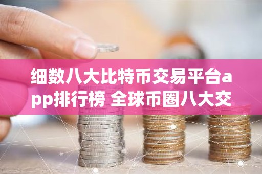 细数八大比特币交易平台app排行榜 全球币圈八大交易平台