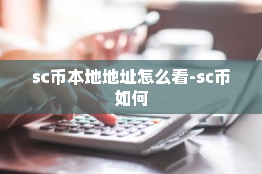sc币本地地址怎么看-sc币如何