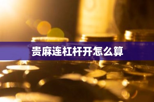 贵麻连杠杆开怎么算
