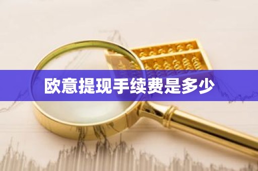 欧意提现手续费是多少