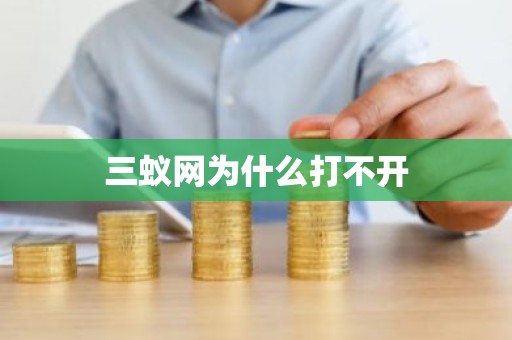 三蚁网为什么打不开