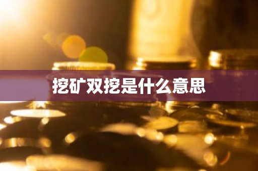 挖矿双挖是什么意思