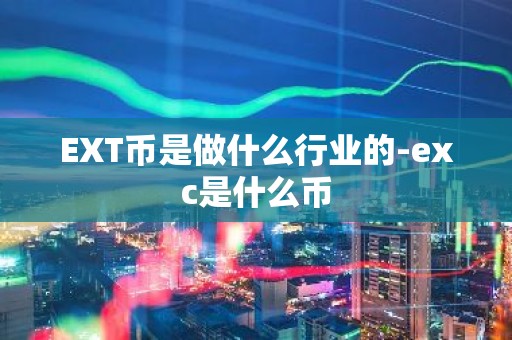 EXT币是做什么行业的-exc是什么币