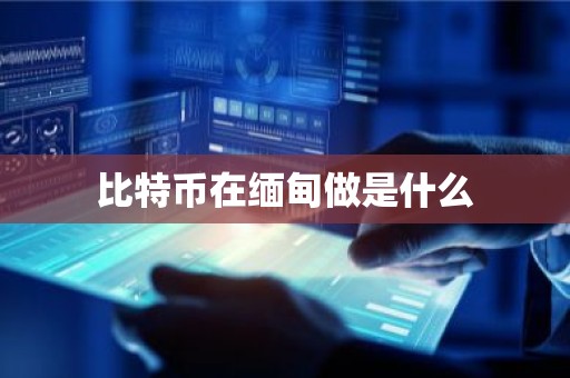 比特币在缅甸做是什么