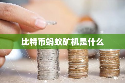 比特币蚂蚁矿机是什么
