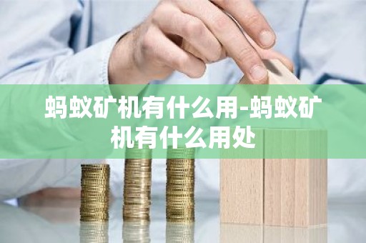 蚂蚁矿机有什么用-蚂蚁矿机有什么用处