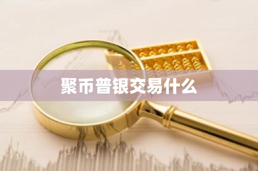 聚币普银交易什么
