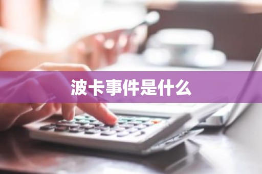 波卡事件是什么