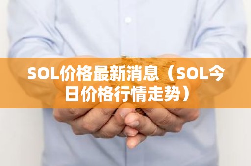 SOL价格最新消息（SOL今日价格行情走势）