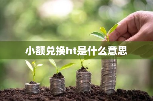小额兑换ht是什么意思