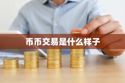 币币交易是什么样子