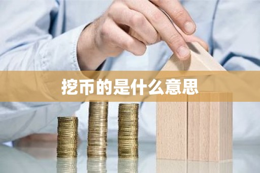 挖币的是什么意思