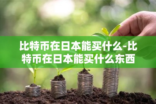 比特币在日本能买什么-比特币在日本能买什么东西