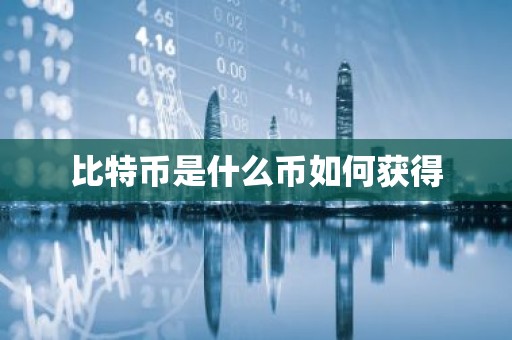 比特币是什么币如何获得