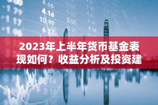 2023年上半年货币基金表现如何？收益分析及投资建议