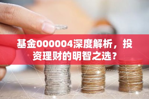 基金000004深度解析，投资理财的明智之选？