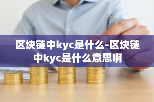 区块链中kyc是什么-区块链中kyc是什么意思啊