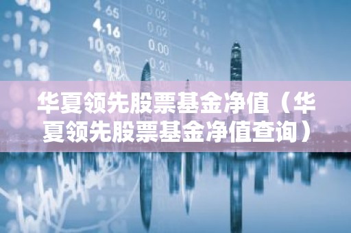 华夏领先股票基金净值（华夏领先股票基金净值查询）