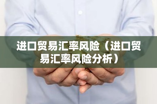 进口贸易汇率风险（进口贸易汇率风险分析）