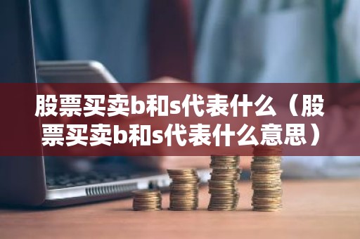 股票买卖b和s代表什么（股票买卖b和s代表什么意思）