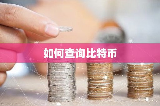 如何查询比特币
