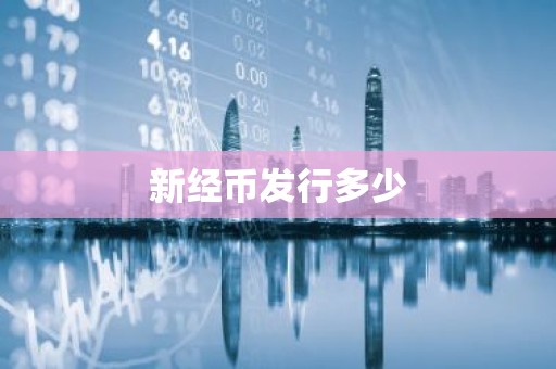 新经币发行多少