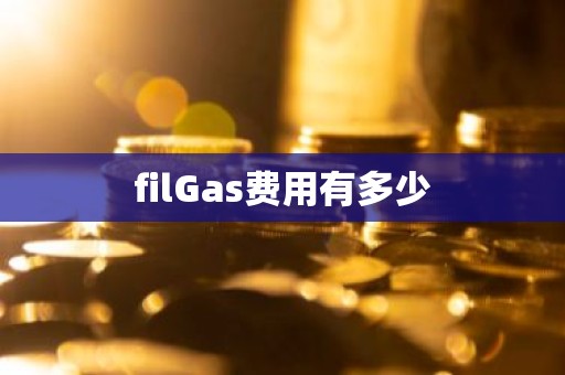 filGas费用有多少