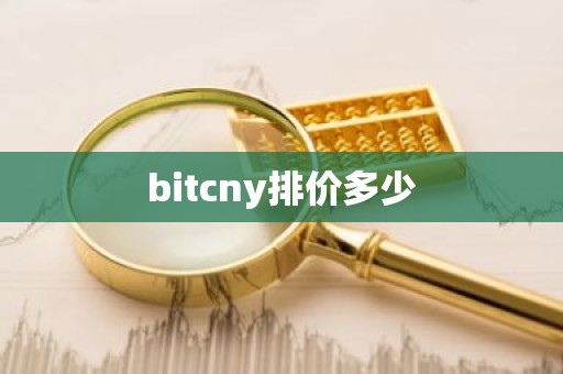 bitcny排价多少