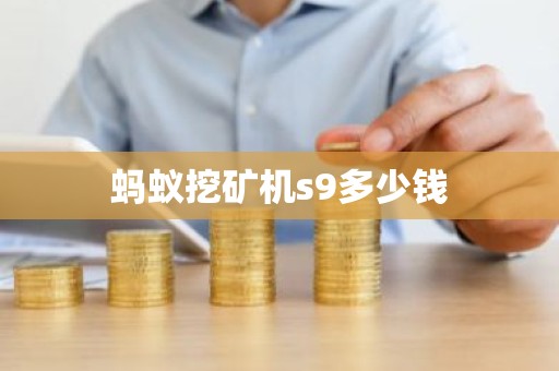 蚂蚁挖矿机s9多少钱