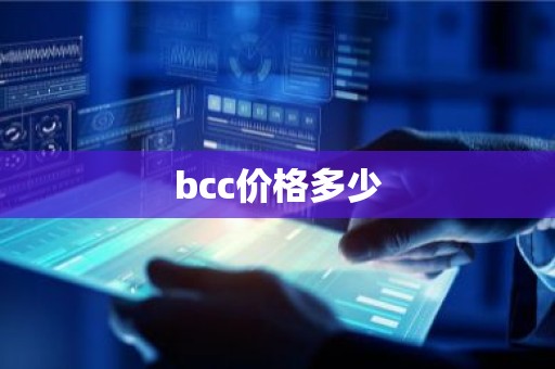 bcc价格多少