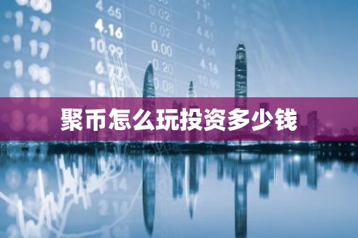 聚币怎么玩投资多少钱