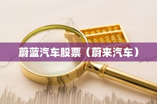 蔚蓝汽车股票（蔚来汽车）