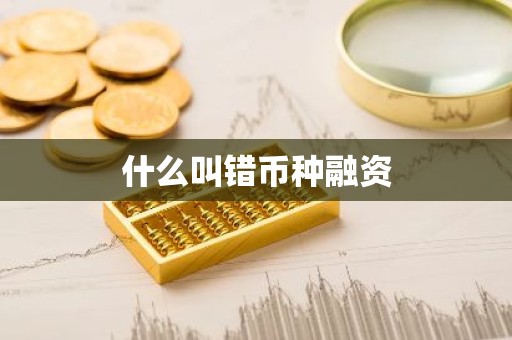 什么叫错币种融资